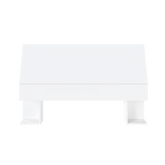 Storage Headboard, Twin|White
