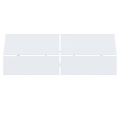 Panoramic Headboard, Queen|White