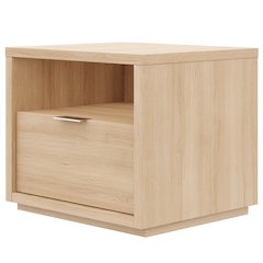 Nightstand With 1-drawers In Natural Blonde Oak