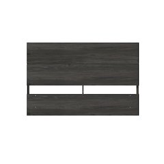 Panel Headboard In Queen|Bark Grey