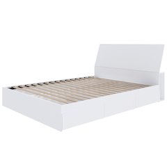 2-Piece Bedset With Bed Frame And Headboard, Queen|White