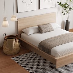 James Platform bed with Headboad