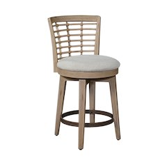 Beach Comber Counter Height Swivel Stool - Brown