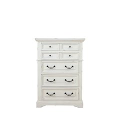 Stonebrook 5-Drawer Chest - Distressed Antique White