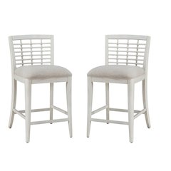Beach Comber Counter Stool - Set of 2 - White