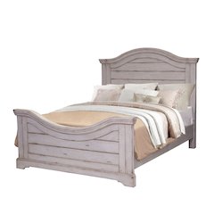 Stonebrook King Panel Bed - Light Distressed Antique Gray