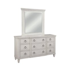 Salter Path Dresser with Mirror - White Grain