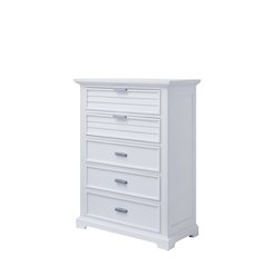 Heritage Coast 5- Drawer Chest - Coastal White