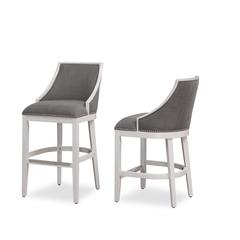 Keller 26" Stool - Off White Finish