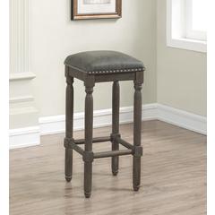 Bronson 26" Backless Stool - Driftwood