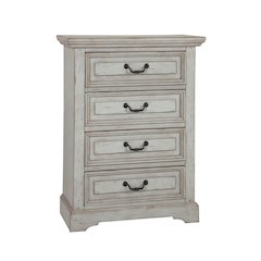 Stonebrook 4-Drawer Chest - Light Distressed Antique Gray