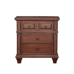 Sedona 3-Drawer Nightstand - Cinnamon Cherry