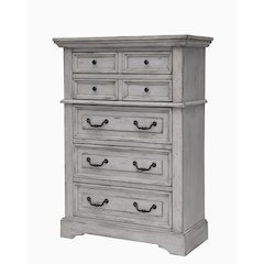 Stonebrook 5-Drawer Chest - Light Distressed Antique Gray
