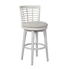 Beach Comber Bar Height Swivel Stool - Weathered White