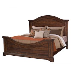 Stonebrook Queen Panel Bed - Tobacco