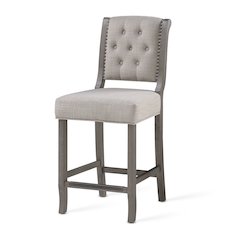 Luxe 26" Stool - Gray
