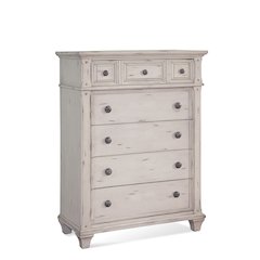 Sedona 5-Drawer Chest - Cobblestone White