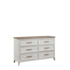 Beach Comber Dresser - Weathered White - Sand Top