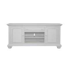 Cottage Traditions 72" Entertainment Console - White Cottage