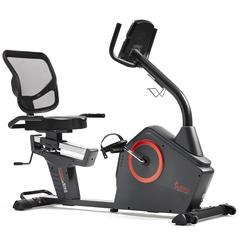 Sunny Health & Fitness Premium Magnetic Resistance Smart Recumbent Bike with Exclusive SunnyFit® App Enhanced Bluetooth Connectivity