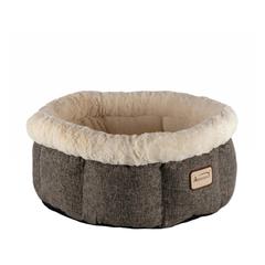 Cozy Cat Bed In Beige And Gray