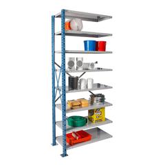 Hallowell H-Post High Capacity Shelving 707 Marine Blue Posts Side Sway Braces