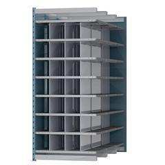 Hallowell Deep Bin Shelving 707 Marine Blue Posts Sides