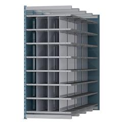 Hallowell Deep Bin Shelving 707 Marine Blue Posts Sides