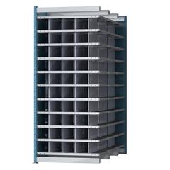 Hallowell Deep Bin Shelving 707 Marine Blue Posts Sides