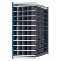 Hallowell Deep Bin Shelving 707 Marine Blue Posts Sides