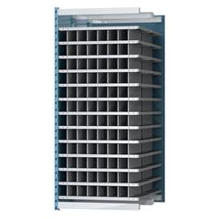 Hallowell Deep Bin Shelving 707 Marine Blue Posts Sides