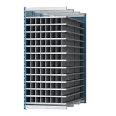 Hallowell Deep Bin Shelving 707 Marine Blue Posts Sides