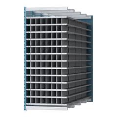 Hallowell Deep Bin Shelving 707 Marine Blue Posts Sides