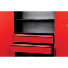 Fort Knox Cabinet Drawer Kit - 2 Drawer, 48"W x 24"D x 15"H, Red (textured)