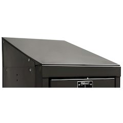Hallowell Individual Slope Top 12"W x 18"D x 6"H 708 Black