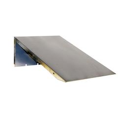 Hallowell Individual Slope Top, 12"W x 18"D x 6"H, Stainless Steel