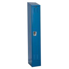 Hallowell ReadyBuilt II Locker, 707 Marine Blue, Single Tier, 1-Wide, Assembled