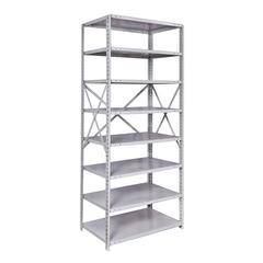 MedSafe Antimicrobial Hi-Tech Shelving 711 Light Gray