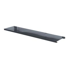Adjustable Leg Workbench Lower Shelf, 72"W x 12"D, 708 Midnight Ebony