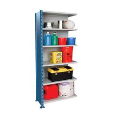 Hallowell H-Post High Capacity Shelving 707 Marine Blue Posts Sides