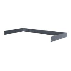 Adjustable Leg Workbench Back & End Stop Kit , 72"W x 36"D x 6"H, 708 Midnight Ebony
