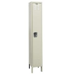 Hallowell Premium Locker, 729 Tan, Single Tier, 1-Wide, Knock-Down