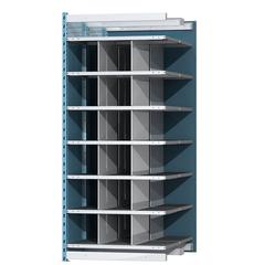 Hallowell Deep Bin Shelving 707 Marine Blue Posts Sides