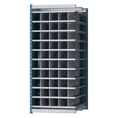 Hallowell Deep Bin Shelving 707 Marine Blue Posts Sides