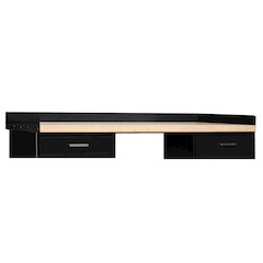 Fort Knox Side and Back Rail Kit, 72"W x 24"D x 5"H, Red (textured)