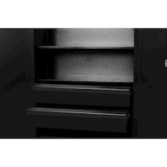 Fort Knox Cabinet Drawer Kit - 2 Drawer, 36"W x 24"D x 15"H, Red (textured)