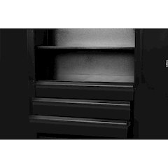Fort Knox Cabinet Drawer Kit - 3 Drawer, 36"W x 24"D x 18"H, Red (textured)