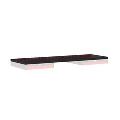 12 Gauge Steel Workbench Top, 60"W x 24"D x 1.75"H, Black