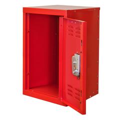Hallowell Kid Mini Locker, 721 Relay Red (red), Single Tier, 1-Wide, Knock-Down