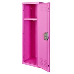 Hallowell Kid Locker, 1133 Bubble Gum (pink), Single Tier, 1-Wide, Knock-Down